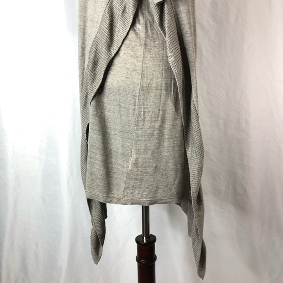 Poetry 100% linen dress with asymmetric overlay 4 - Picture 8 of 12